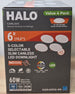 HALO HLBSL 6 in. Can Less Integrated LED White 4 - Pack HLBSL609FS5 - 4PK 900 Lumens 5CCT - resaled - Halo - 080083297283