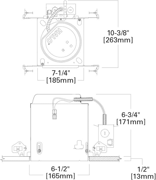 Halo LT 6 in. LED Recessed Light Kit 4-Pack Dimmable Canless Adjustable CCT IC Rated Indoor, Outdoor Integrated - resaled - Halo - 080083836284