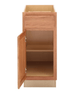 Hampton Bay 12 in. W x 24 in. D x 34.5 in. H Assembled Base Kitchen Cabinet Medium Oak KB12 - MO - resaled - Hampton Bay - 094803042466