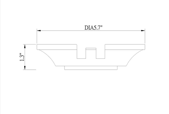 Hampton Bay 2400-Watt Black Linear Track Floating Power Feed 804889 1004 612 907 - resaled - Hampton Bay - 887480048896