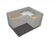 Hampton Bay 25 in. W x 16.5 in. D x 34.5 in. H Assembled Lazy Susan Corner Base Kitchen Cabinet Medium Oak KBLS36 - MO - resaled - Hampton Bay - 094803042558