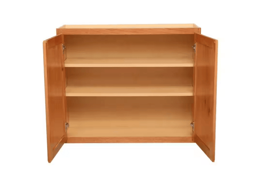 HAMPTON BAY 36 in. W x 12 in. D x 30 in. H Assembled Wall Kitchen Cabinet Medium Oak KW3630 - MO - resaled - Hampton Bay - 094803174587