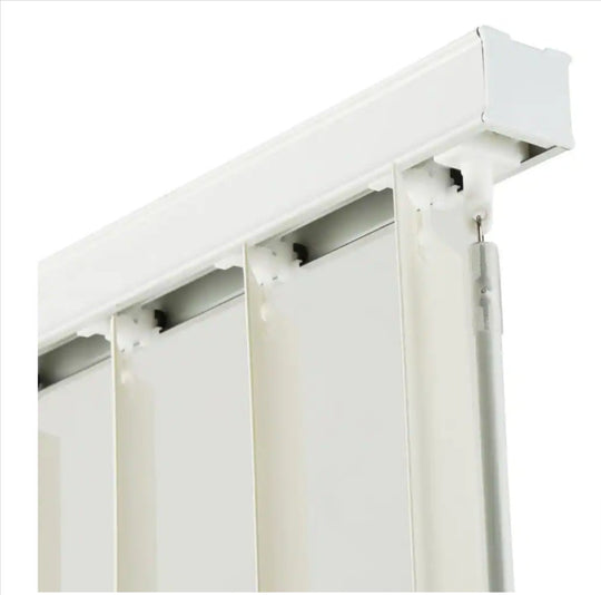 Hampton Bay Alabaster Vertical Blind Kit Sliding Door Patio Window 78" W x 84" L 3.5" 371 581 Room Darkening - resaled - Hampton Bay - 793478800950