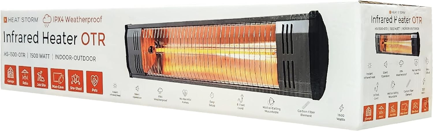 Heat Storm Tradesman on sale 1,500-Watt Electric Infrared Quartz Portable Space Heater W