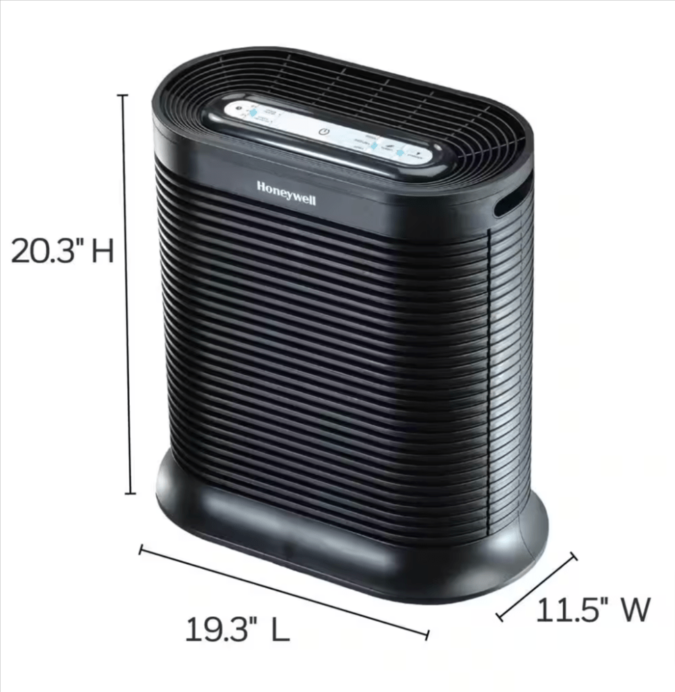 Honeywell HEPA Air Purifier HPA200 Large Room (310 sq. ft.) Black - resaled - Honeywell - 092926312008