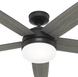 Hunter Orchestra 60 in. Indoor Matte Black Ceiling Fan 51747 Remote Light Kit - resaled - Hunter - 049694517470