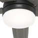 Hunter Orchestra 60 in. Indoor Matte Black Ceiling Fan 51747 Remote Light Kit - resaled - Hunter - 049694517470