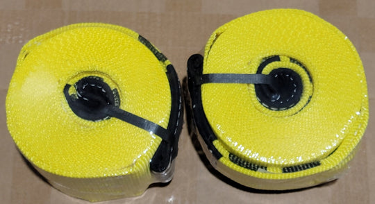 Keeper Lot of 2x 30 ft. x 4 in. x 10,000 lbs. Vehicle Recovery Strap Protected Loops - resaled - Keeper - 051643029422