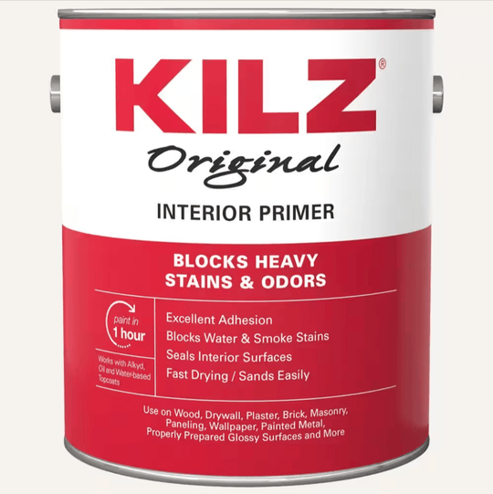 Kilz Original 1 Gal White Oil - Based Interior Primer Sealer Stain Blocker Gallon New - resaled - Kilz - 051652100013