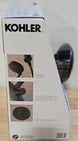 Kohler Claro 3 - Spray Dual Wall - Mount Fixed and Handheld Shower Head 1.75 GPM Matte Black - resaled - Kohler - 
