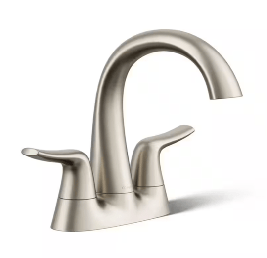 Kohler Easmor Bathroom Faucet Brushed Nickel R28891 - 4D - BN 4 in. Centerset Double Handle - resaled - Kohler - 885612950284