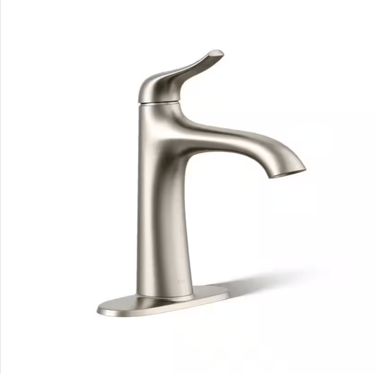 Kohler Easmor Bathroom Faucet Vibrant Brushed Nickel R28890 - 4D - BN Single - Handle Single Hole - resaled - Kohler - 885612950277