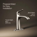 Kohler Easmor Bathroom Faucet Vibrant Brushed Nickel R28890 - 4D - BN Single - Handle Single Hole - resaled - Kohler - 885612950277