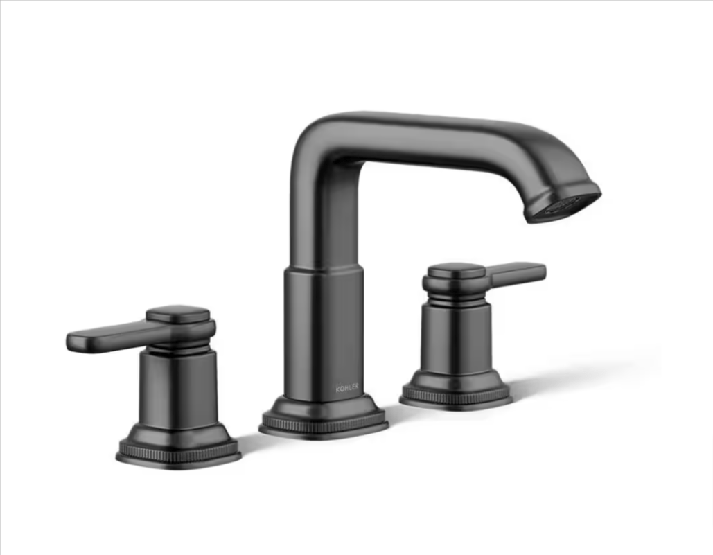 Kohler Numista 8 in. Widespread Double Handle Bathroom Faucet Matte Black K - R26585 - 4D - BL - resaled - Kohler - 885612921581