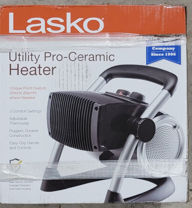 Lasko 1500-Watt Electric Pro-Ceramic Utility Portable Space Heater LKO-5919 - resaled - Lasko - 046013766816