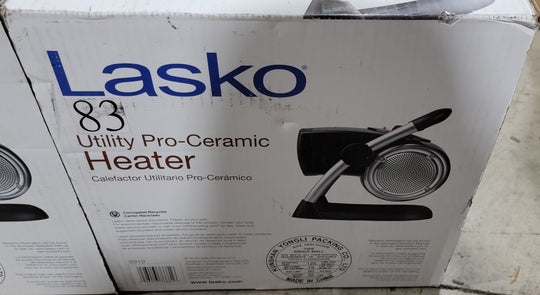 Lasko 1500-Watt Electric Pro-Ceramic Utility Portable Space Heater LKO-5919 - resaled - Lasko - 046013766816