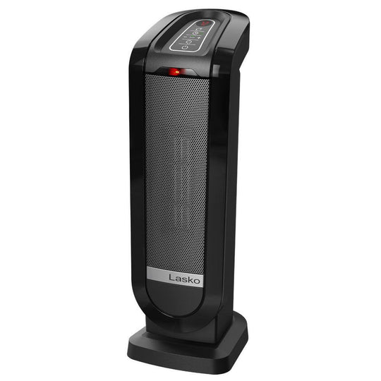 Lasko 1500W 22 in Digital Ceramic Tower Heater Remote CT22840 Black - resaled - Lasko - 046013458384