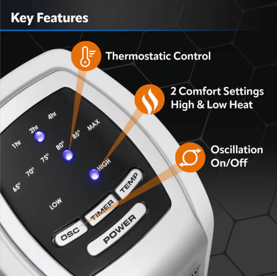 Lasko 5775 Tower 23 in. 1500 - Watt Electric Ceramic Oscillating Space Heater White - resaled - Lasko - 046013761798