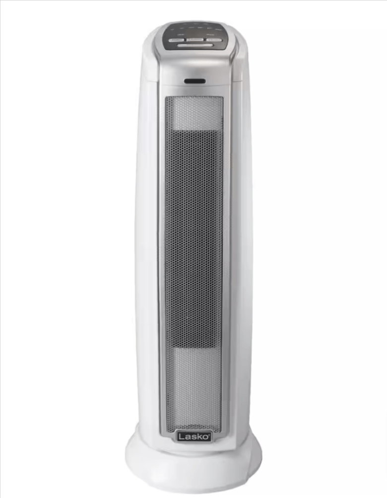 Lasko 5775 Tower 23 in. 1500 - Watt Electric Ceramic Oscillating Space Heater White - resaled - Lasko - 046013761798
