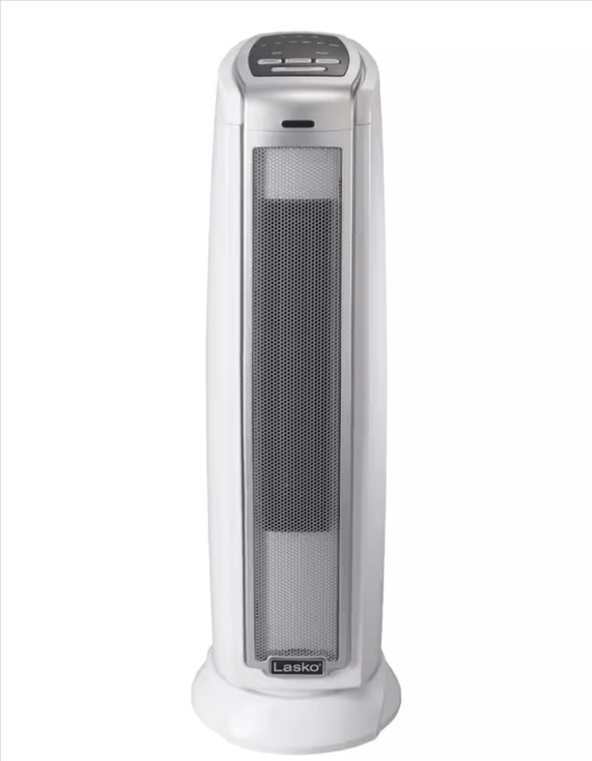 Lasko 5775 Tower 23 in. 1500 - Watt Electric Ceramic Oscillating Space Heater White - resaled - Lasko - 046013761798