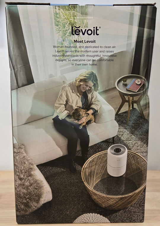 Levoit Core 300 - P White Air Purifier Home HEPA AHAM 3 - in - 1 Filter - resaled - Levoit - 817915027684