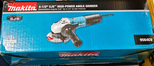 Makita 13 Amp 4 - 1/2 in. Corded SJS High - Power Angle Grinder 9564CV - resaled - Makita - 088381037242