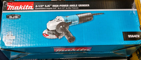 Makita 13 Amp 4 - 1/2 in. Corded SJS High - Power Angle Grinder 9564CV - resaled - Makita - 088381037242