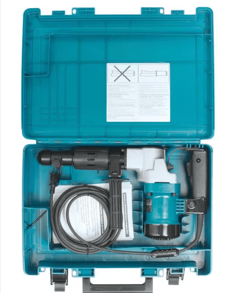 Makita HR4041C 12 Amp 1 - 9/16 in. Concrete Masonry Rotary Hammer Drill Corded Spline Side Handle D - Handle Hard Case - resaled - Makita - 088381081191