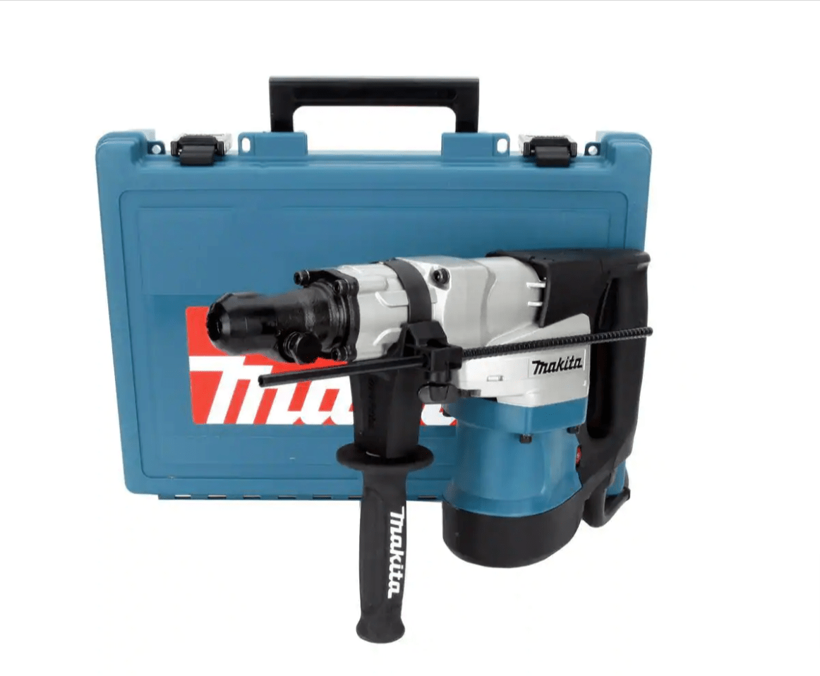 Makita HR4041C 12 Amp 1 - 9/16 in. Concrete Masonry Rotary Hammer Drill Corded Spline Side Handle D - Handle Hard Case - resaled - Makita - 088381081191