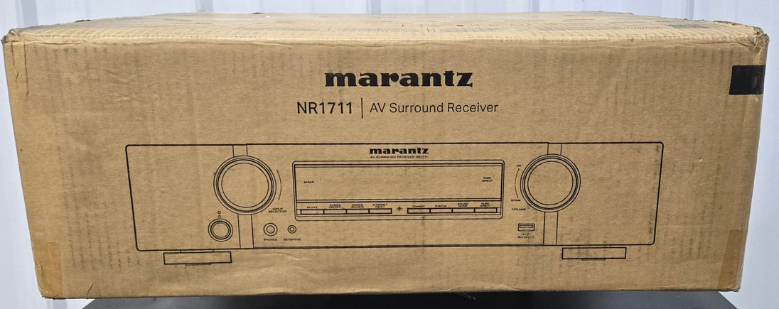 Marantz NR1711 8K 7.2 Channel Ultra HD AV Receiver Slim HEOS 50W Channel - resaled - Marantz - 699927261856