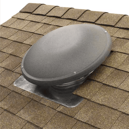 Master Flow 1500 CFM Power Roof Mount Attic Fan ERV6SMWW Weathered Wood Shingle Match - resaled - Master Flow - 050206035979