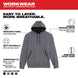 Milwaukee Men's L Large Gray Midweight Cotton/Polyester Long - Sleeve Pullover Hoodie - resaled - Milwaukee - 045242763962