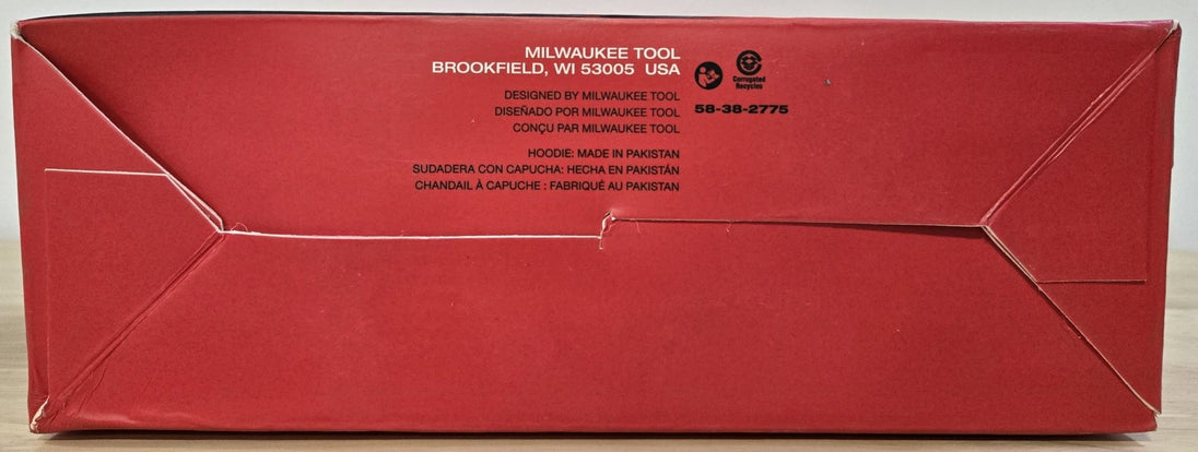 Milwaukee Men's L Large Gray Midweight Cotton/Polyester Long - Sleeve Pullover Hoodie - resaled - Milwaukee - 045242763962