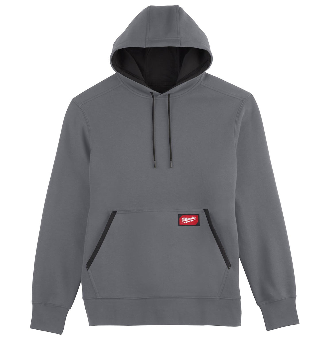 Milwaukee Men's L Large Gray Midweight Cotton/Polyester Long - Sleeve Pullover Hoodie - resaled - Milwaukee - 045242763962
