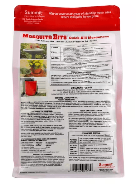Mosquito Bits 30 oz. Granular Biological Mosquito Control - Lot of 2 - resaled - Summit - 018506001179