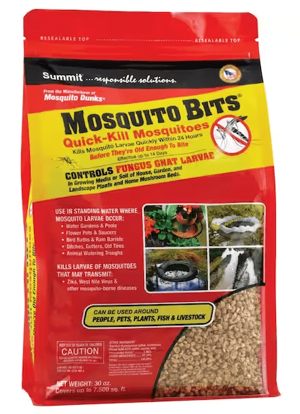 Mosquito Bits 30 oz. Granular Biological Mosquito Control - Lot of 2 - resaled - Summit - 018506001179