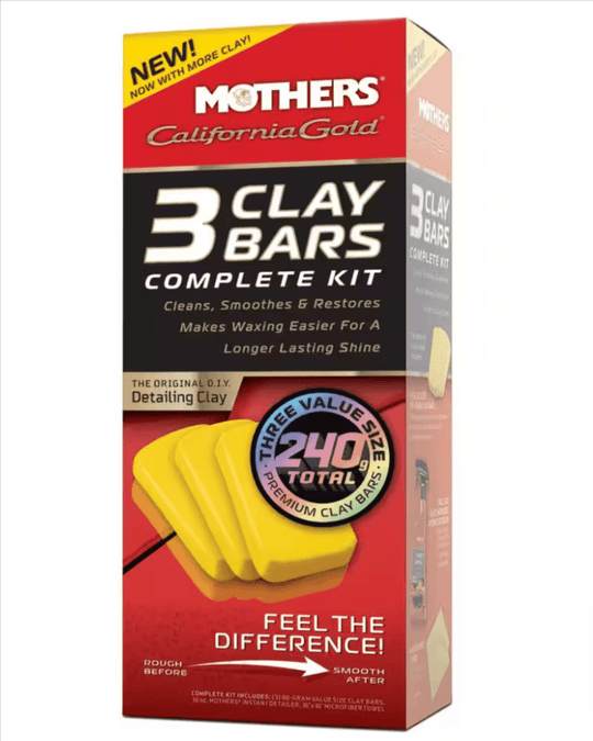 Mothers California Gold Clay Bar System Kit 07240 - resaled - Mothers - 078175072405