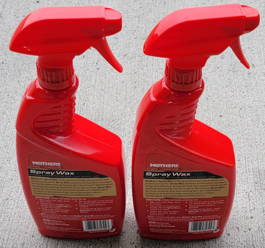 Mothers Lot of 2x California Gold Spray Wax 35724 24 oz. Bottle Car Auto Detail - resaled - Mothers - 078175357243