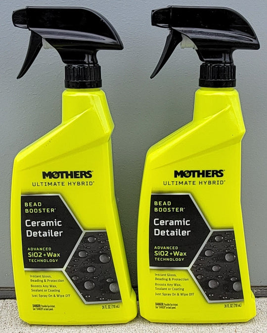 Mothers Lot of 2x Ultimate Hybrid Ceramic Detailer 24 oz. Bead Booster Spray 08264 Car Auto - resaled - Mothers -