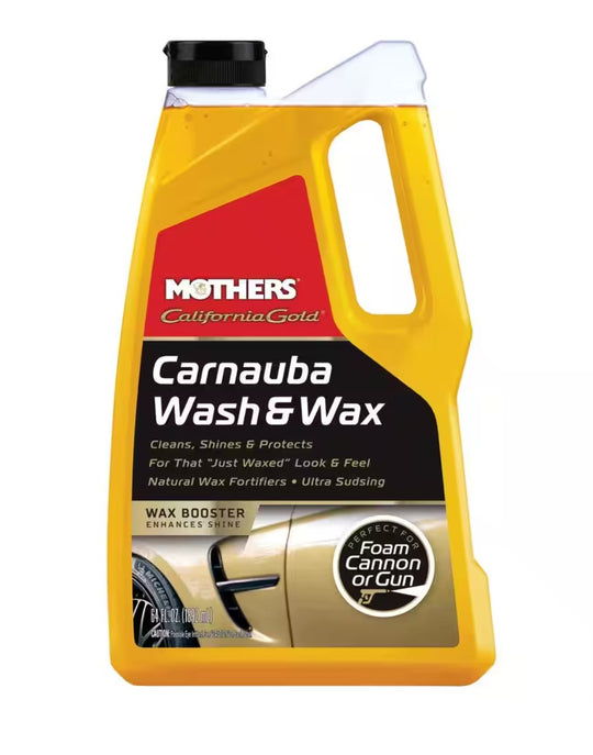 Mothers Lot of 6x California Gold Carnauba Car Wash Wax Liquid 64 oz Bottle - resaled - Mothers - 078175356741