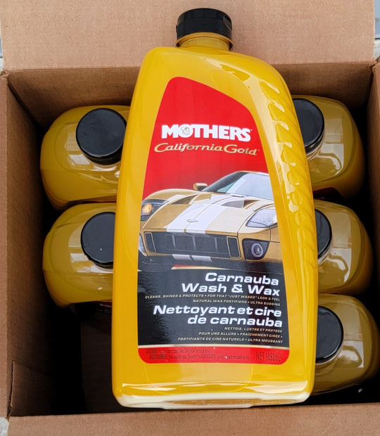 Mothers Lot of 6x California Gold Carnauba Car Wash Wax Liquid 64 oz Bottle - resaled - Mothers - 078175356741