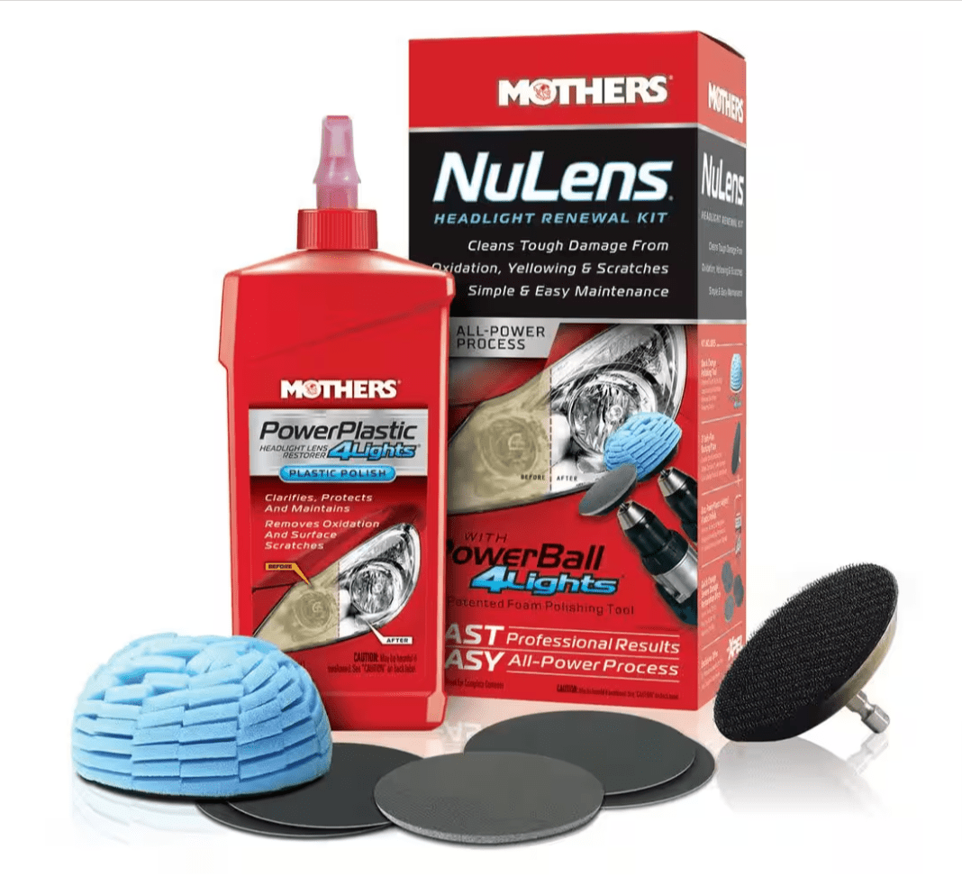 Mothers Nulens Automotive Headlight Renewal Restoration Kit 07251 - resaled - Mothers - 078175072511