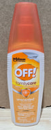 OFF! FamilyCare Unscented Insect Repellent Bug spray Aloe - Vera 7% Deet 6 oz - resaled - OFF! - 046500018350