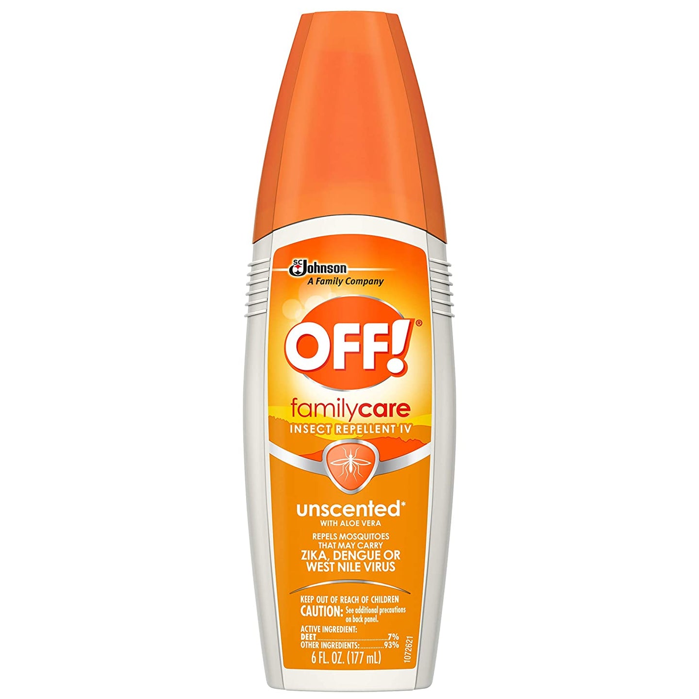 OFF! FamilyCare Unscented Insect Repellent Bug spray Aloe - Vera 7% Deet 6 oz - resaled - OFF! - 046500018350