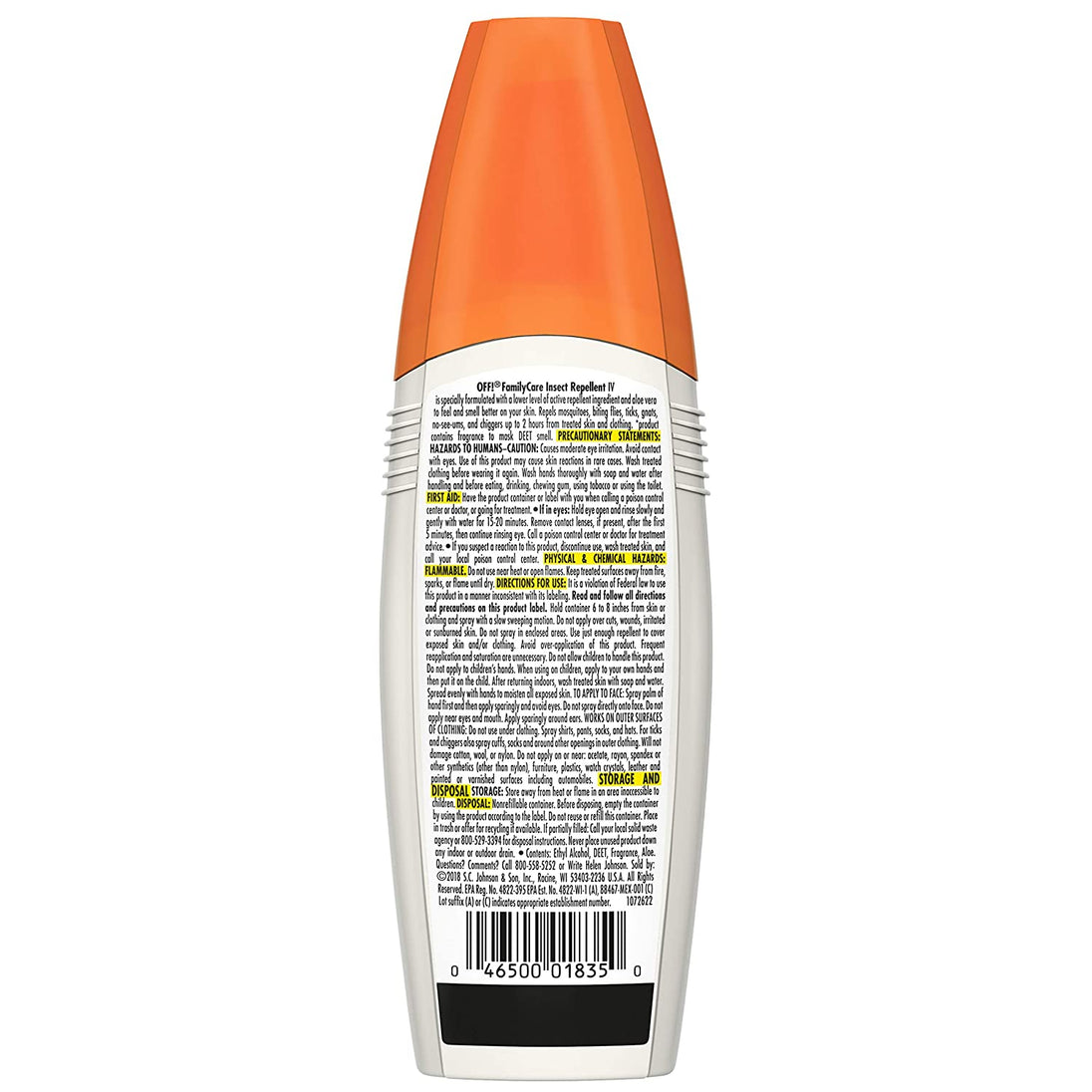 OFF! Lot of 12 Family Care Unscented Spray Insect Repellent Case 6 oz. Spray Bottle OFF - resaled - OFF! - 046500018350