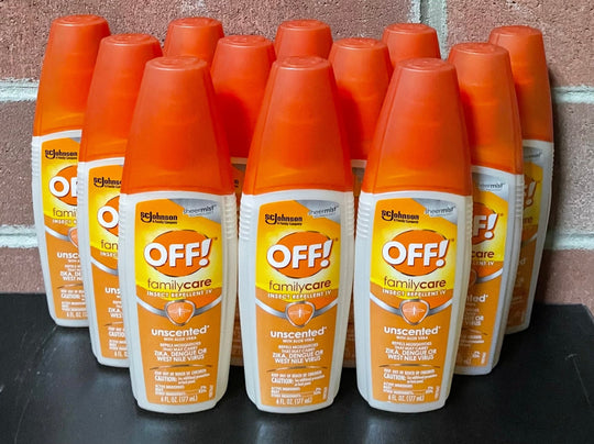 OFF! Lot of 12 Family Care Unscented Spray Insect Repellent Case 6 oz. Spray Bottle OFF - resaled - OFF! - 046500018350