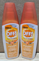 OFF! Lot of 2x FamilyCare Unscented Insect Repellent Bug spray Aloe - Vera 7% Deet 6 oz - resaled - OFF! - 046500018350