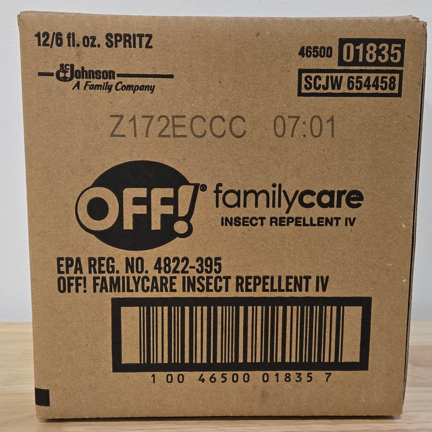 OFF! Unscented 6oz Spray Insect Repellent Case of 12 FamilyCare Bottle Mosquito OFF Family Care - resaled - OFF! - 046500018350
