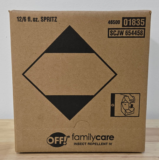 OFF! Unscented 6oz Spray Insect Repellent Case of 12 FamilyCare Bottle Mosquito OFF Family Care - resaled - OFF! - 046500018350