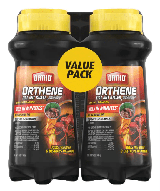 Ortho Orthene Fire Ant Killer1 12 oz. Outdoor Fire Ant Mound Killer, Kills the Queen and Destroys Mounds (2 - Pack) - resaled - Ortho - 071549027551